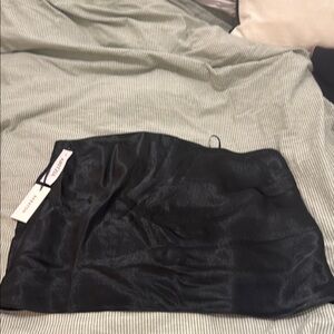 Aritzia Black Bustier Crop Top